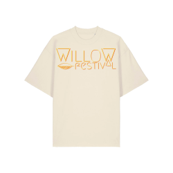 Oversized WILLOW Shirt (Front- & Backprint - beige)