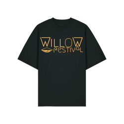 Oversized WILLOW Shirt (Front- & Backprint - black)