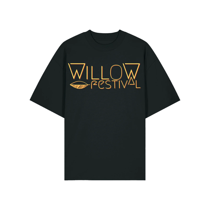 Oversized WILLOW Shirt (Front- & Backprint - black)